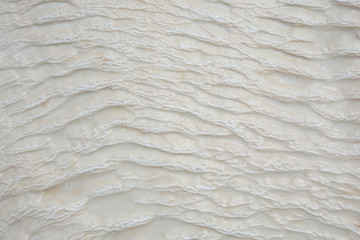 texture of travertine in Pamukkale. Turkey