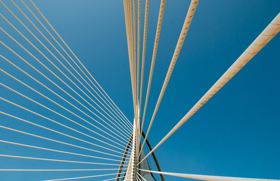 Fototapeta Suspension bridge