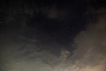 Obraz na płótnie Canvas Sky and stars at night
