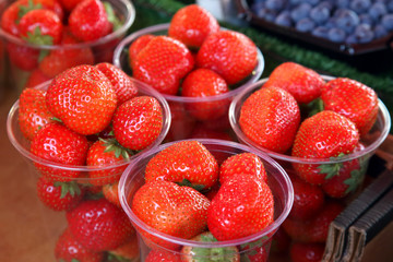 strawberries in glasses for sale