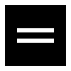 Equal sign in math