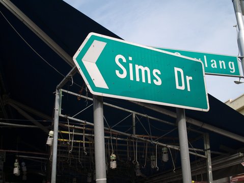 Sims Dr sign