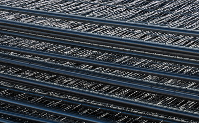 Gitterzaun Baustelle Lagerplatz