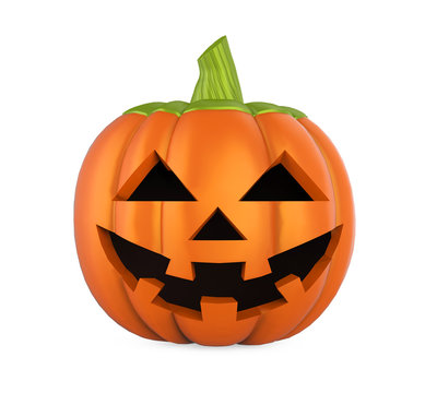 Jack O Lantern Halloween Pumpkin Isolated