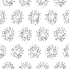 Obraz premium bacteria seamless pattern isolated on white background