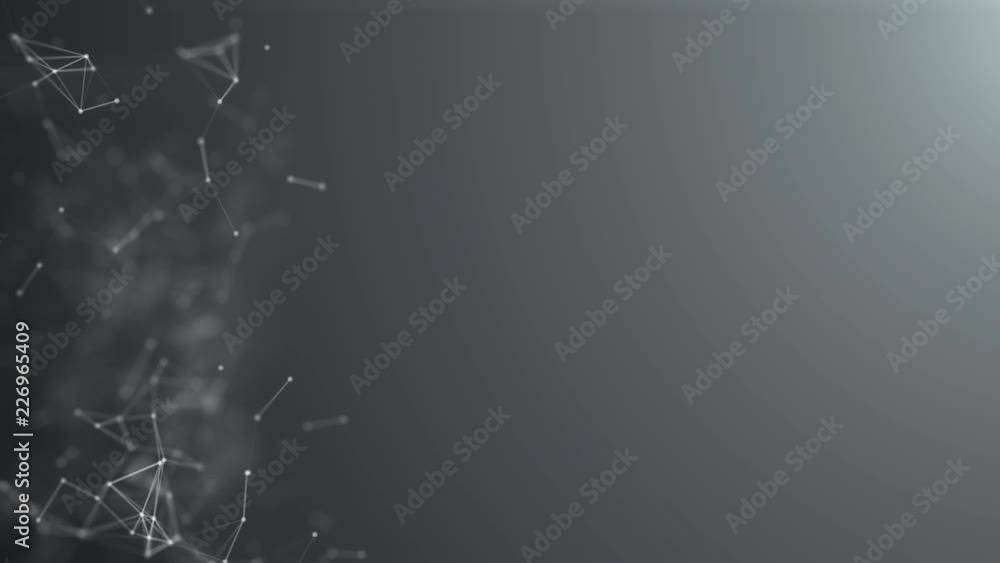 Poster nanotechnology abstract plexus darkslategrey color background,seamless network social media with cop