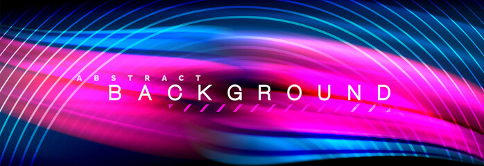 Fluid color wave line background. Trendy abstract layout template for business or technology presentation, internet poster or web brochure cover, wallpaper