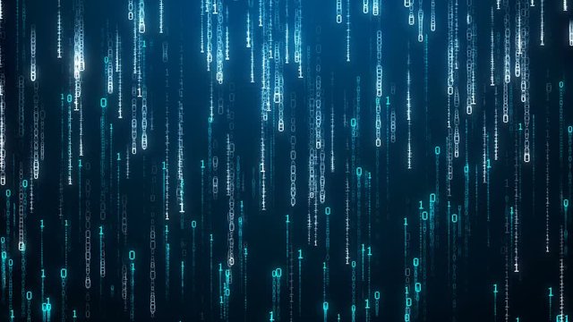 Computer code. Matrix.