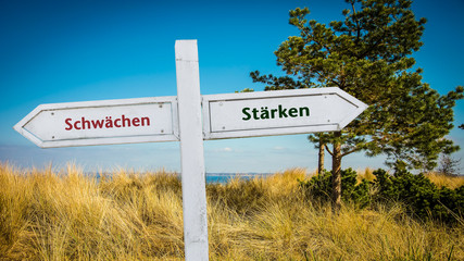 Schild 361 - Stärken