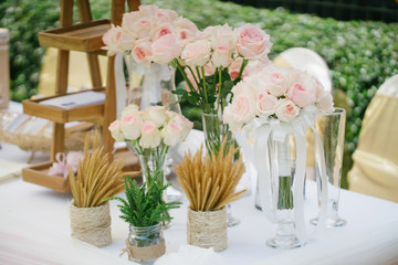 Outdoor wedding ceremony