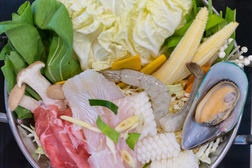 Shabu Shabu korean traditional food