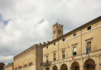 Fototapeta na wymiar Palazzo Garampi in Rimini. Emilia-Romagna region. Italy