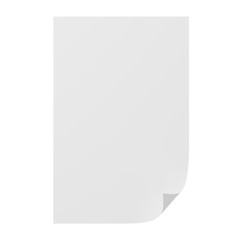 Empty advertising poster (banner) - mockup template on gray background. 3D rendering