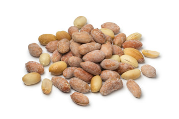 Heap of traditional Moroccan roasted peanuts