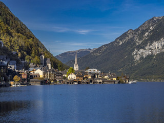Village of Hallstatt, Lake Hallstatt, Austria, Europe