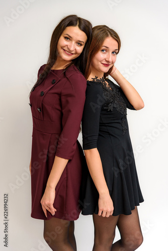 Brunette Girls Cocktail Dress