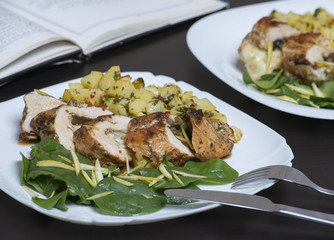 Rouleau De Poulet Arabian Style