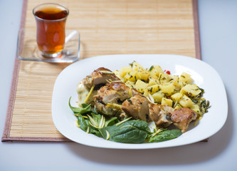 Rouleau De Poulet Arabian Style