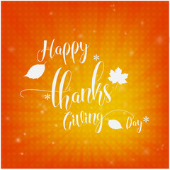 Thanks Giving greeting card 