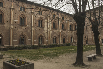 Vigevano street center Italy