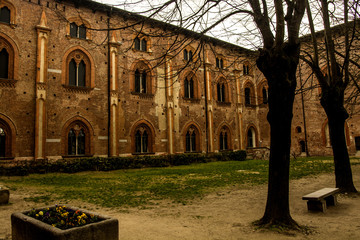 Vigevano street center Italy