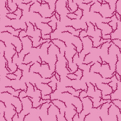UFO military camouflage seamless pattern in different shades of pink color