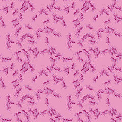 UFO military camouflage seamless pattern in different shades of pink color