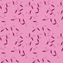 UFO military camouflage seamless pattern in different shades of pink color