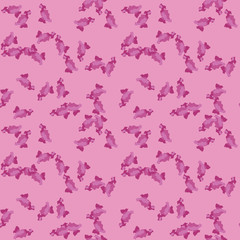UFO military camouflage seamless pattern in different shades of pink color