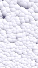 3d rendering picture of white balls. Abstract wallpaper and background. 3D illustration