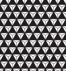 Seamless abstract geometric triangle form facet pattern. Triangle texture background.