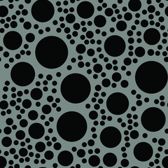 Rounds and circles Flat geometric pattern texture. Multicolor abstract background for print and textile. Seamless vector EPS 10