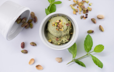 Ice cream pistachio