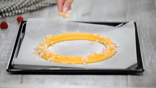 The Process of Making Paris Brest.
