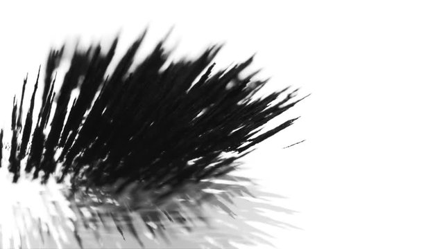 Magnetic Chips Reacting on a Magnetic Field