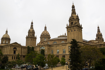 Fototapeta na wymiar National Arts Museum in Barcelona, Spain
