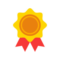 Award badge medal. Winner award icon.