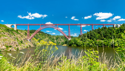 Garabit Viaduct, a railway bridge across the Truyere in France