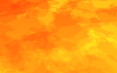 Abstract Fire Background with Flames. Wall of Fire. Glare on the water. 3D illustration