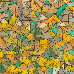 Blank computer generated multicolored triangle mesh