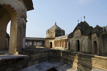 Fototapeta na wymiar Lakshmi Narayan Temple. Orchha. Madhya Pradesh. India.