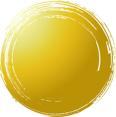 Circle drawn with a brushlet