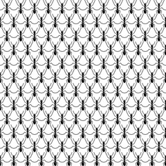 Fototapeta premium Illustration of ants on a white background. Vector.