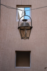 Fototapeta na wymiar Building with Streetlamp