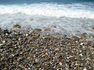 Fototapeta na wymiar Sea beach stone