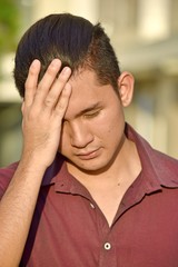 Fototapeta premium Adult Male And Depression