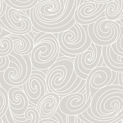 Vector seamless waved background. Repeated abstract pattern.