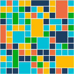 Squares Color Background. Template Flat Design Style. Vector