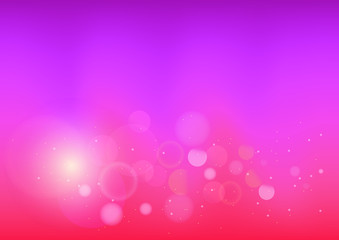 Vector illustration of pastel color abstract background with bokeh