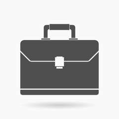 Vector Businessman Silhouette Icon Illustration.